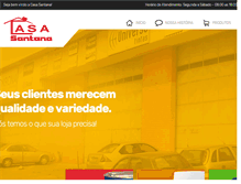 Tablet Screenshot of casasantana.com.br